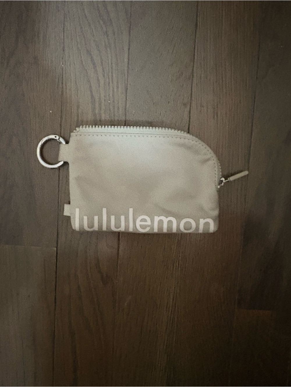 lululemon athletica Beige Key & Card Holder Pouch